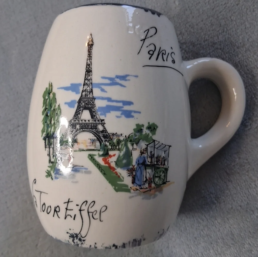 La Tour Eiffel Paris Souvenir Ceramic Coffee Cup
